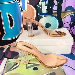 Fashion Nova clear heels